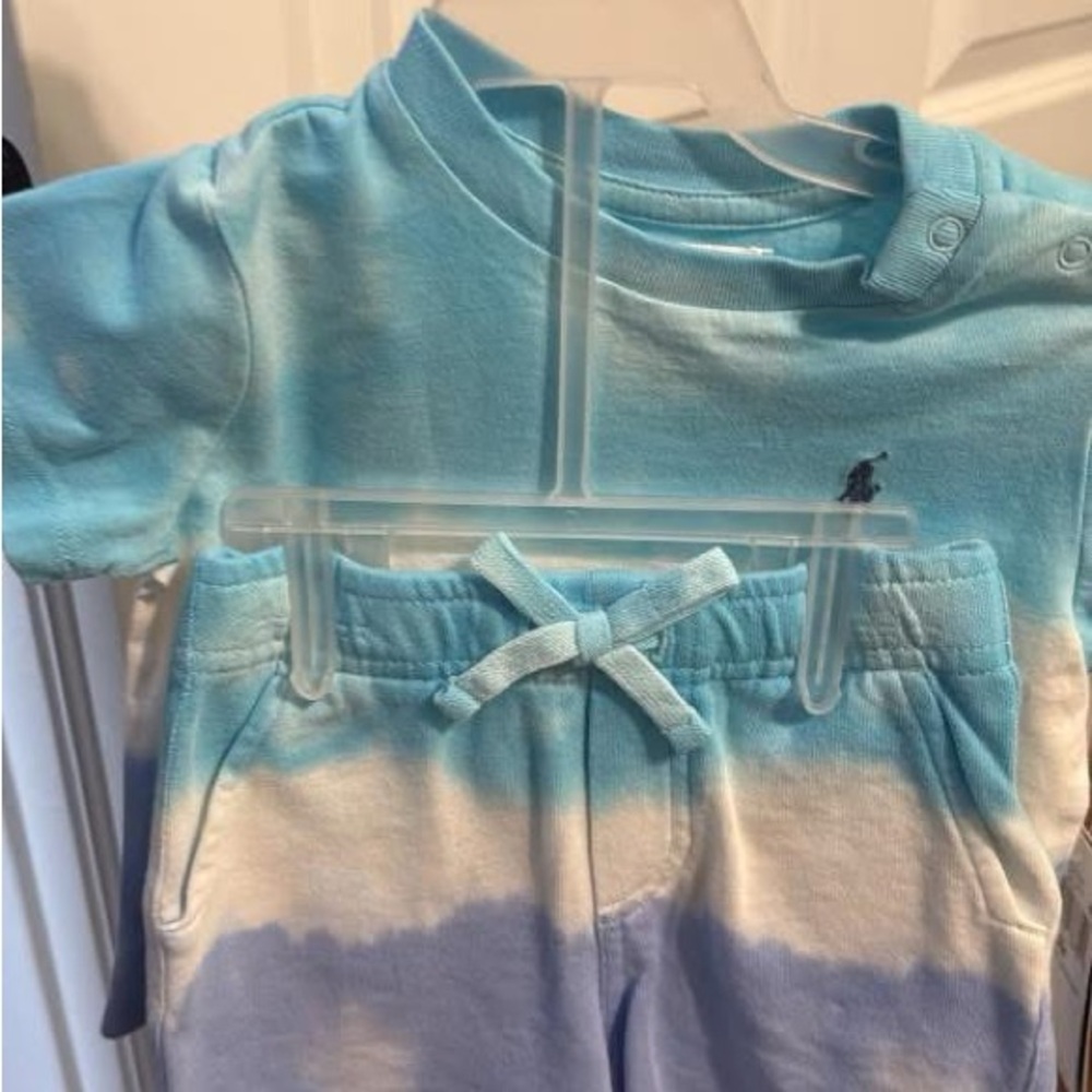 Polo Ralph Lauren Kids Matching Set - Blue and White